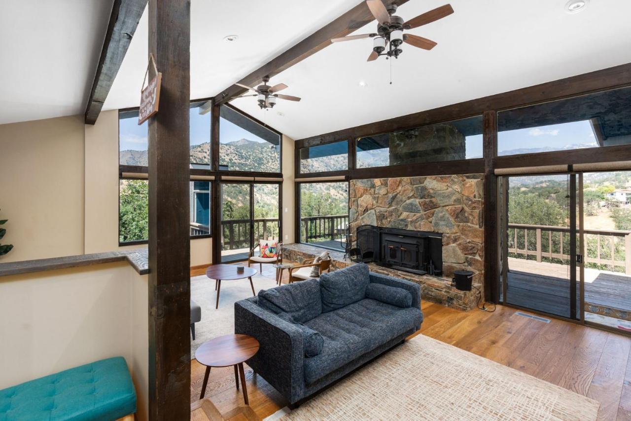Villa Mountain View, Hot Tub, Open Kitchen, 10M To Sequoia à Three Rivers Extérieur photo