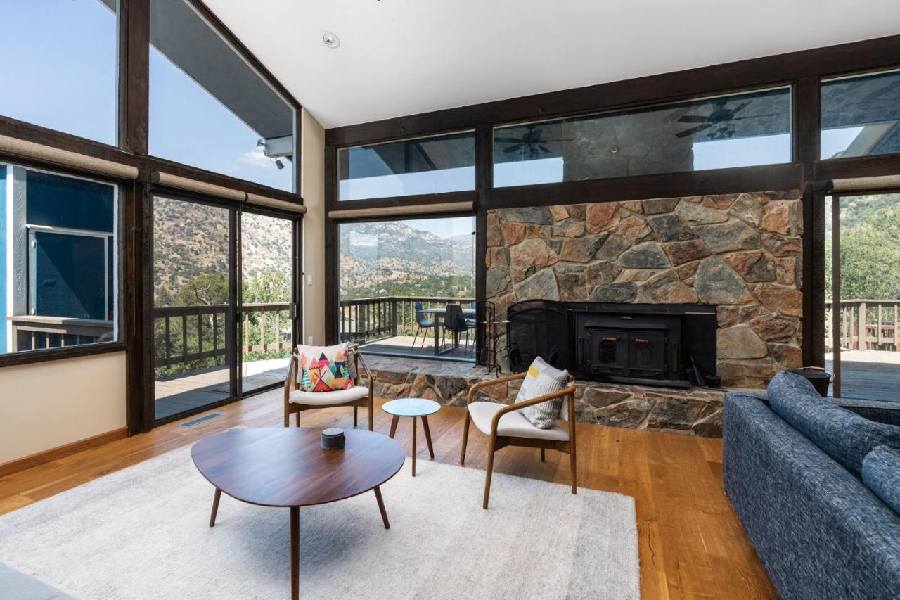 Villa Mountain View, Hot Tub, Open Kitchen, 10M To Sequoia à Three Rivers Extérieur photo